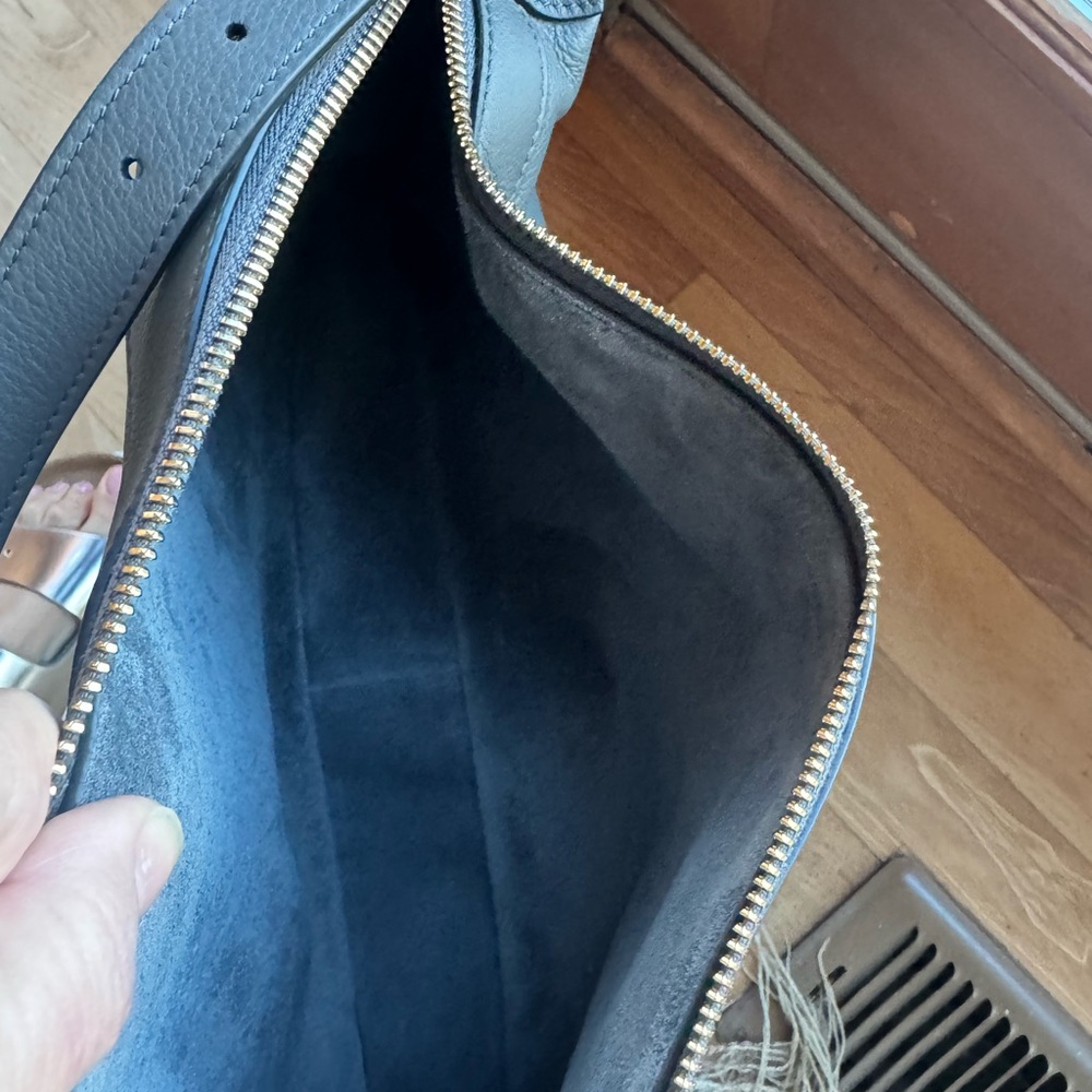 Celine gray medium Romi Leather Women's Bag - Picture 7 of 7